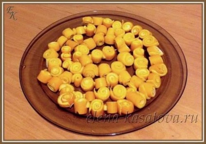 Варення з апельсинових кірок, варення завитки з апельсинових кірок