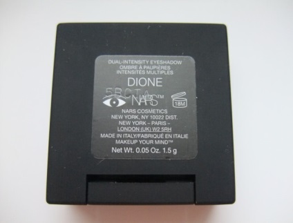 Чудові тіні nars dual-intensity eyeshadow dione відгуки