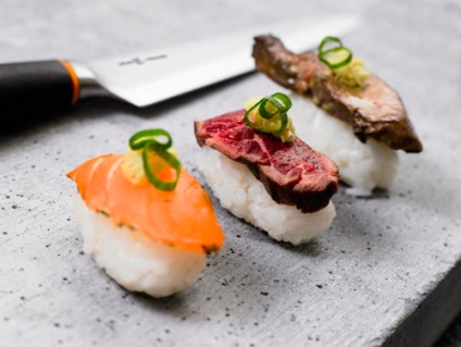 Selecție de cuțite pentru sushi și îngrijire pentru ele - șef