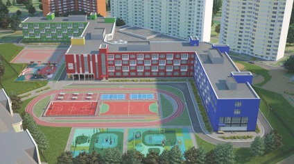 În nekrasovke va fi o clădire școlară sub forma literei 