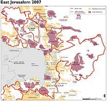 East Jerusalem wikipedia - harta wikipedia a Ierusalimului de Est - informații de la Wikipedia