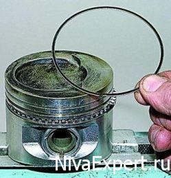 Înlocuirea inelelor de piston din vase 21214, reparații pe teren