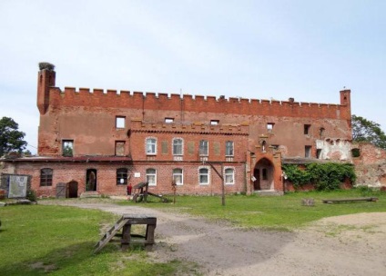 Castle Shaak jelen középkorban a mai Kalinyingrád