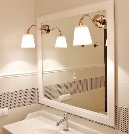 Oglinda în baie - 75 de fotografii ale combinației perfecte în baie
