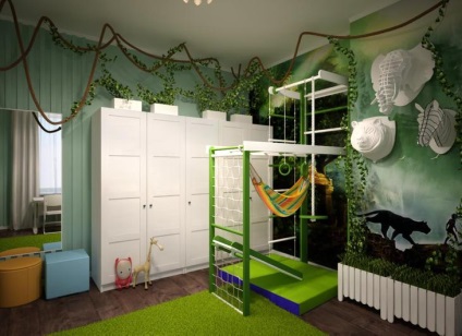 10 Opțiuni de design interesante pentru camere de copii de la designeri ruși