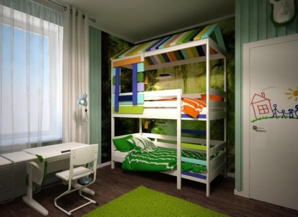 10 Opțiuni de design interesante pentru camere de copii de la designeri ruși