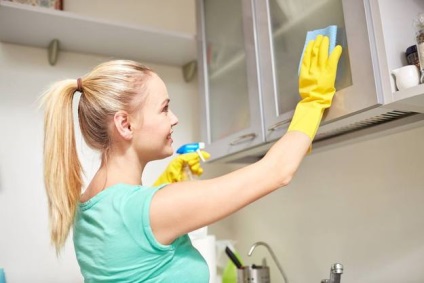 12 módja, hogyan kell kezelni a por a konyhában