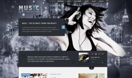 20 Wordpress themes facebook та участі web