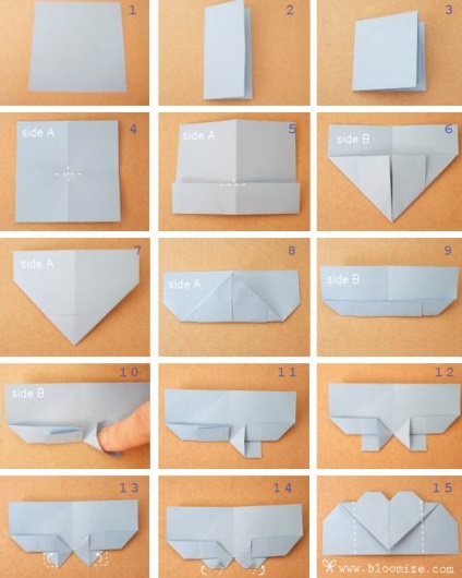 4 Scheme de realizare a inimii stăpânilor de origami - despre manualul în ucraineană - viața mea