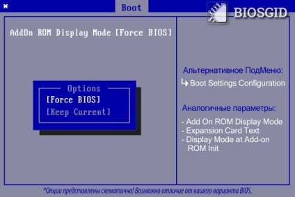 Addon rom display mode, add on rom display mode, expansion card text