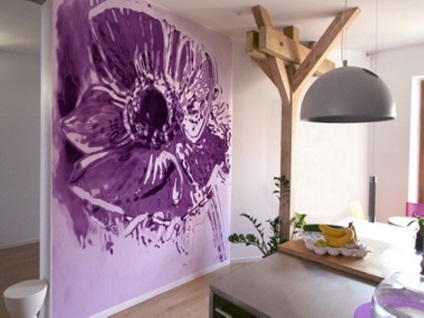 Airbrushing és művészi festés falak és a mennyezet a belső fotó - egy online folyóirat inhomes