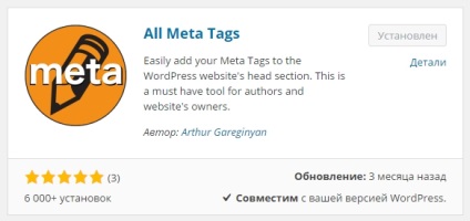 All meta tags підтвердження сайту, google, bing, яндекс, wordpress - топ