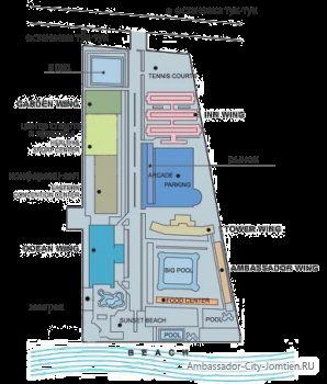 Ambassador city jomtien - найбільший готель в Тайланді (Паттайя)