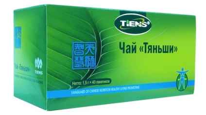 Antilipidny tea Tianshi készítmény és a használati utasítást Antilipids tea Tianshi
