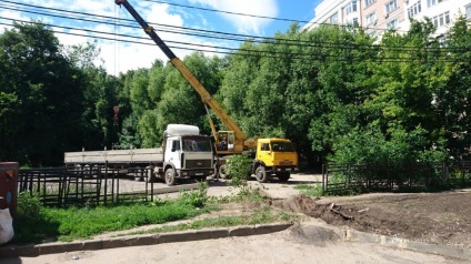 Grădina Bykhanov din Lipetsk a fost ocupată de echipamente grele - societate