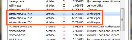 Ce este acest proces sau cum să dezactivați publicitatea în utorrent