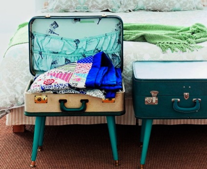 Що можна зробити зі старого валізи, ідеї для дитячої
