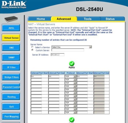 Mi az a virtuális szerver a modem D-LINK DSL 25xx »informatív blog