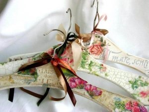 Suporturi decoupage pentru haine - 3 master-class