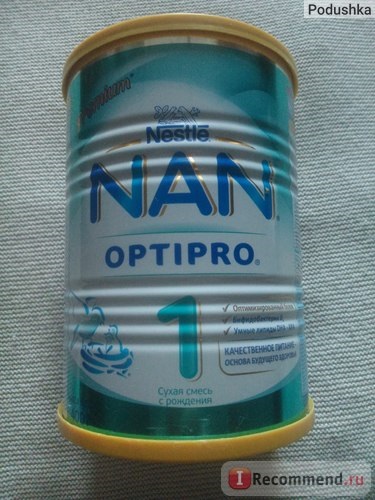 Дитяча молочна суміш nestle nan 1 premium з народження - «nan optipro - це істерика дитини,