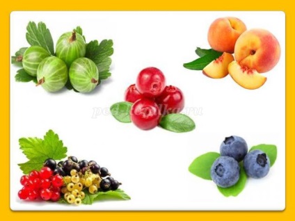 Дидактичні ігри для дошкільнят 4-6 років на тему фрукти, овочі, ягоди