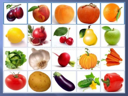 Jocuri didactice pentru prescolari 4-6 ani pe tema fructe, legume, fructe de padure