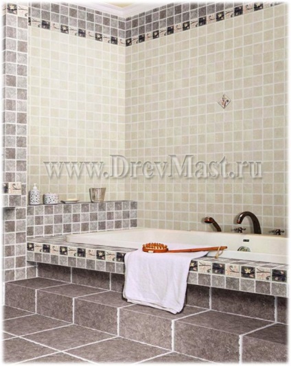 Design de baie cu dale ceramice