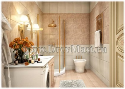 Дизайн ванної кімнати з керамічною плиткою
