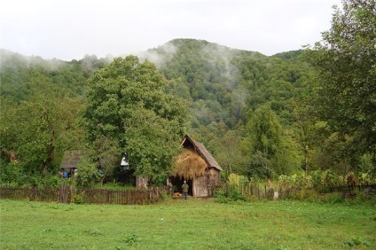 Kirándulás a falu Pskhu Abháziában