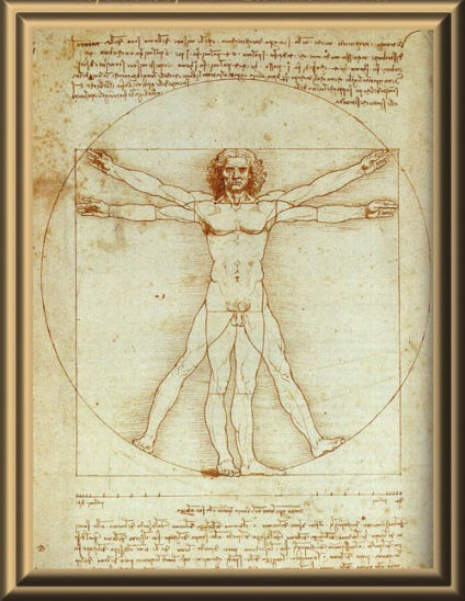 Acest desen faimos al lui Leonardo da Vinci este numit