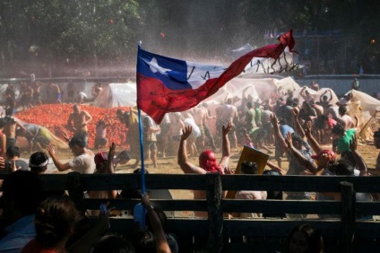 Lupte anuale cu roșii în Chile
