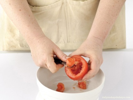 Фаршировані помідори по-римському написано, рецепт з фото - італійська кухня