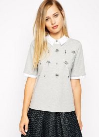 T-shirt flitterrel (flitterekkel) T-shirt strasszokkal