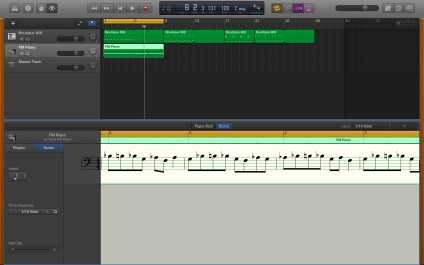 Garageband 105 додаємо мелодію