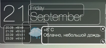 Gismeteo для geektool