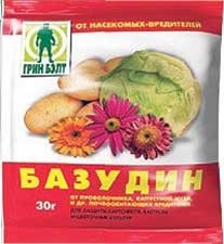 Insecticid Bazadin - instrucțiuni privind utilizarea medicamentului, compatibilitate, stocarea bazididinei, acțiune