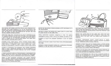 Instrucțiuni pentru împachetarea armei în pistol pentru etichetele de preț