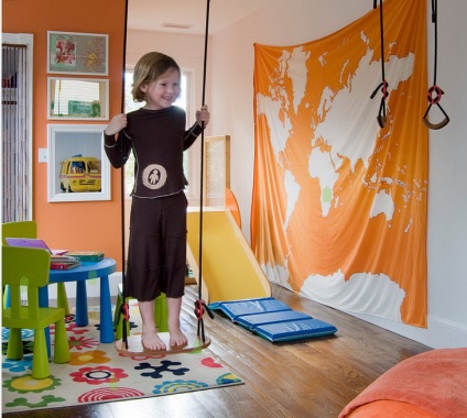 Interiorul camerelor pentru copii, lux și confort