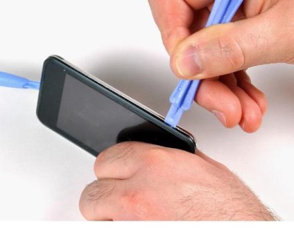 Ipod touch prima generație, dezasamblare completă, panoul frontal de înlocuire, ecran, monitor, afișaj,