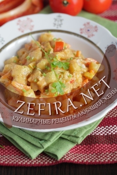 Zucchini fierte în smântână - rețete culinare ale unei soții iubitoare