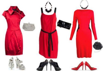 Mi ékszerek jön egy piros ruhás, hogyan kell választani
