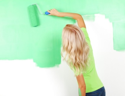 Hogyan kell festeni a falakat hengerrel