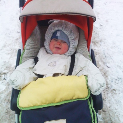 Hogyan ruha a baba a babakocsi a téli, blog lánya és fia