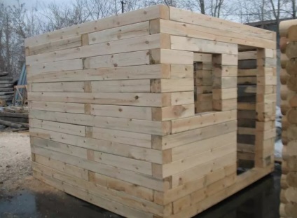 Cum de a construi o saună cabană de la un bar