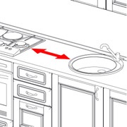 Cum să plasați o tehnică în bucătăria kuhna-sam