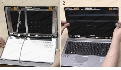 Hogyan cseréljük ki a képernyőt Acer Aspire 5534 laptop