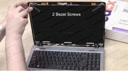 Hogyan cseréljük ki a képernyőt Acer Aspire 5534 laptop