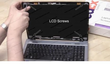 Hogyan cseréljük ki a képernyőt Acer Aspire 5534 laptop