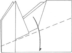 Як зробити паперовий супер літачок - схема зборки орігамі по кроках