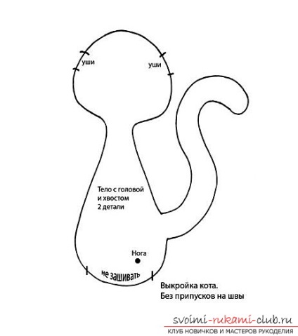 Cum sa coaseti jucaria originala in forma unei pisici